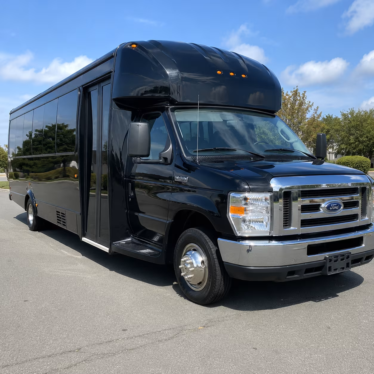 cary night on town party bus rental