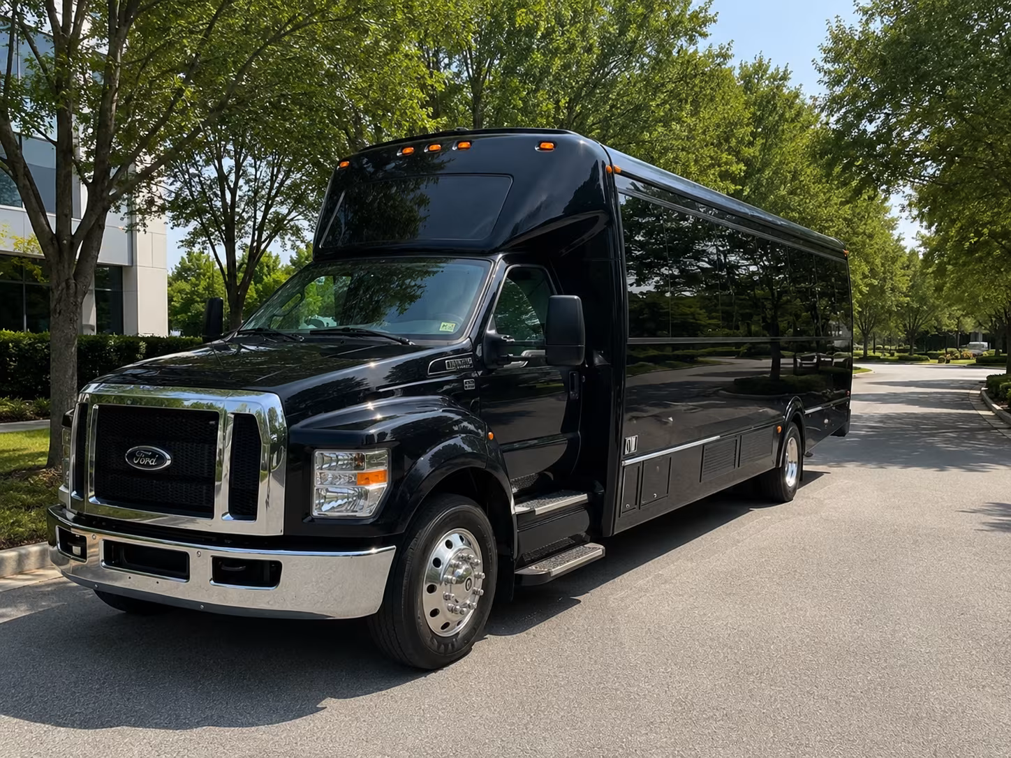 cary wedding party bus rental