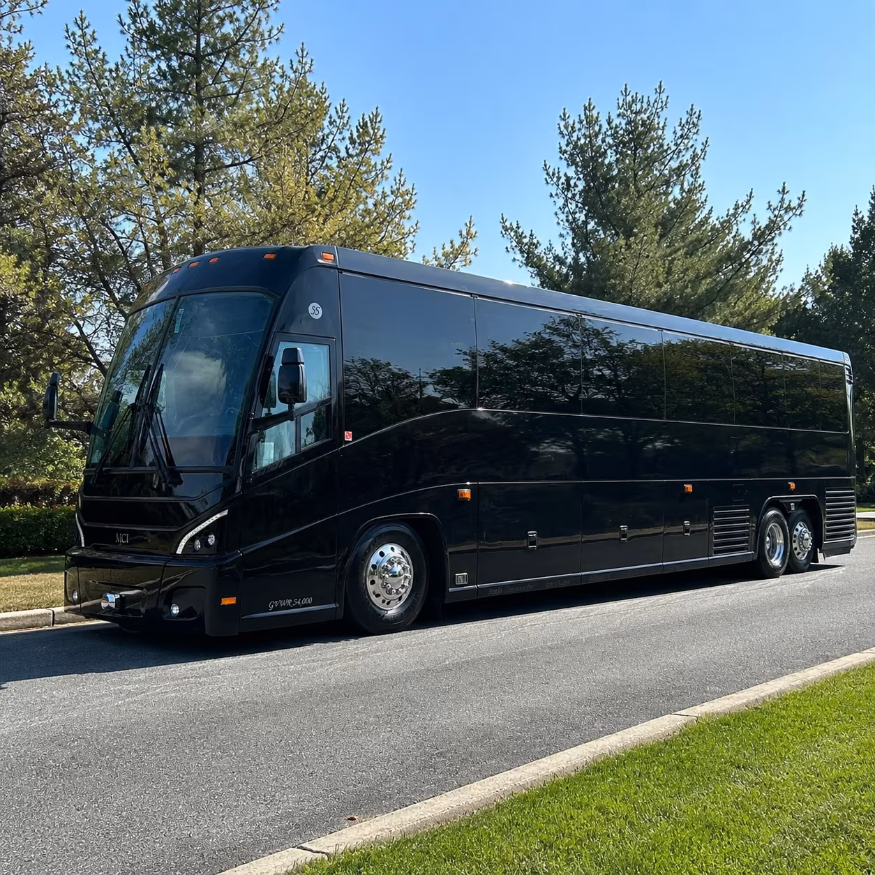 charter bus rentals from cary to charlotte asheville and across north carolina